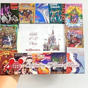 Disney Parks Authentic "40" Anniversary Photo Frame